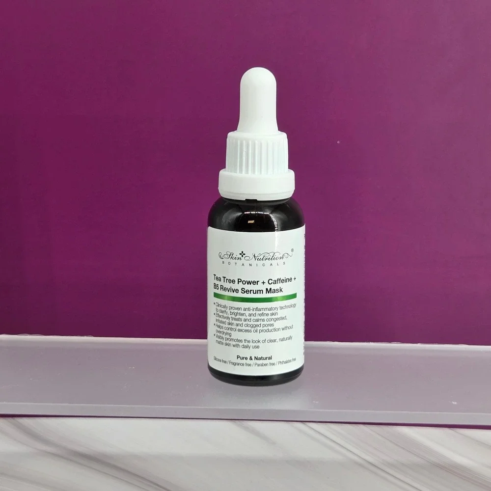 Skin Nutrition Botanicals Serum Mask Unisex‎ 1oz Tea Tree Caffeine B5 Revive New
